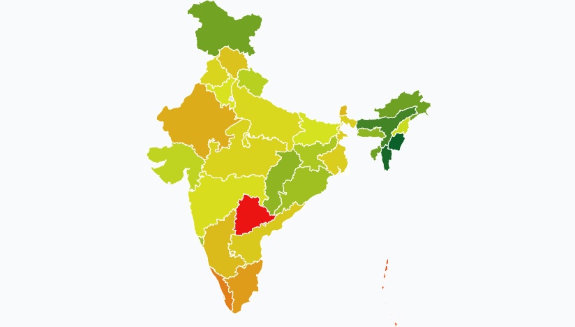 Statewise Inflation Rates (%) for January 2026 (based on CPI)